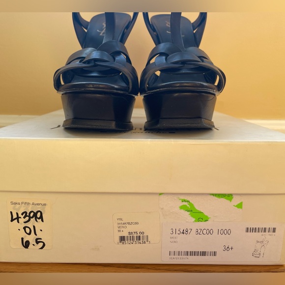 YSL TRIBUTE 105mm BLACK LEATHER - Picture 3 of 3